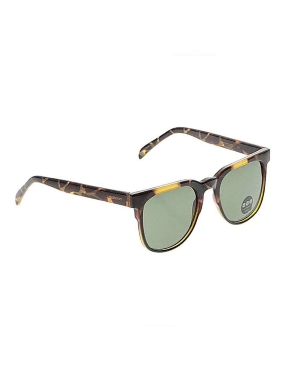 KOMONO Men’s Tortoiseshell Sunglasses with Green Lenses Riviera
